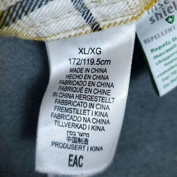 Exofficio Flannel Shirt Men's XL Brown Insect Shield Button Up Outdoor Camp - Picture 10 of 16